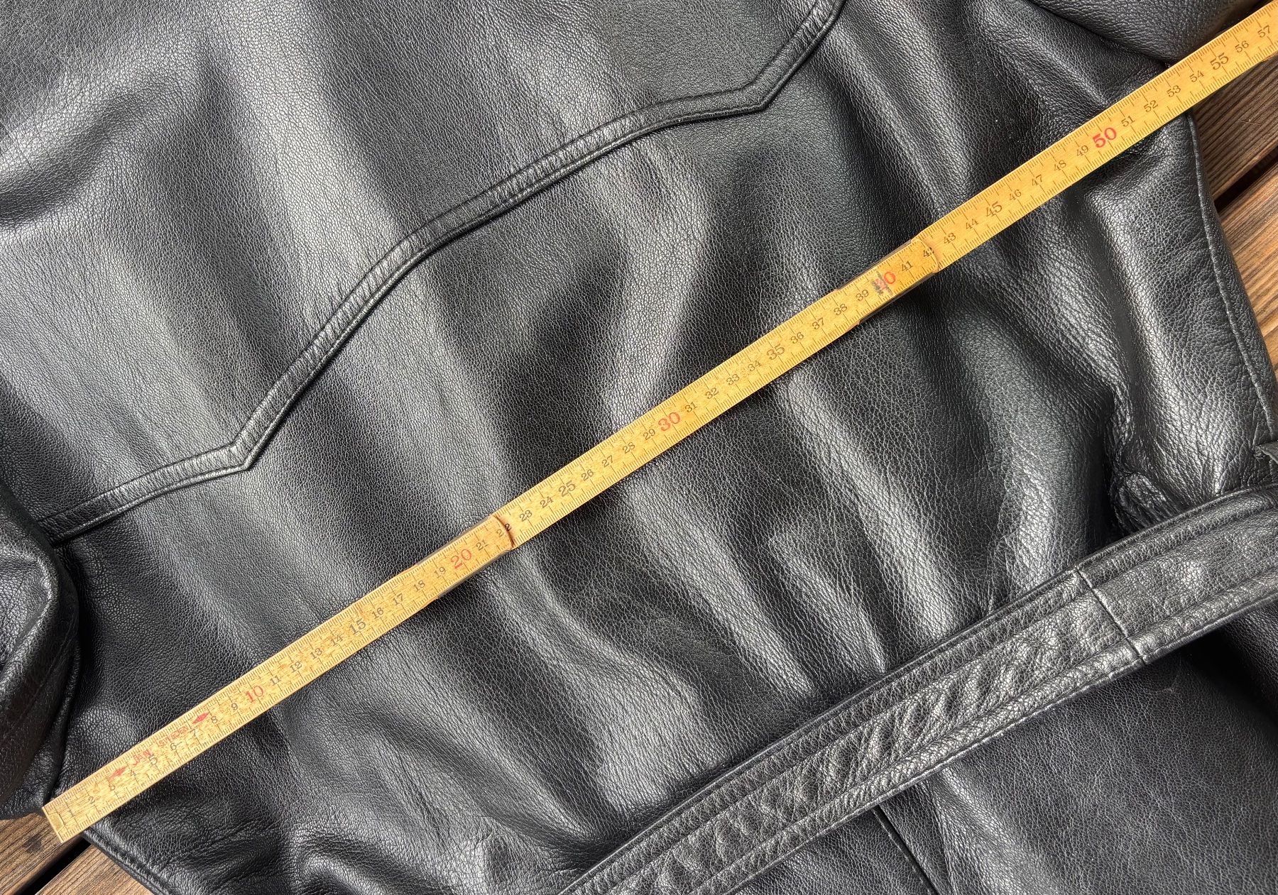 Uniformi: Polizei Ledermantel schwarz, Länge 112 cm – Usato da Lüchingen venduto da Eeizo 6