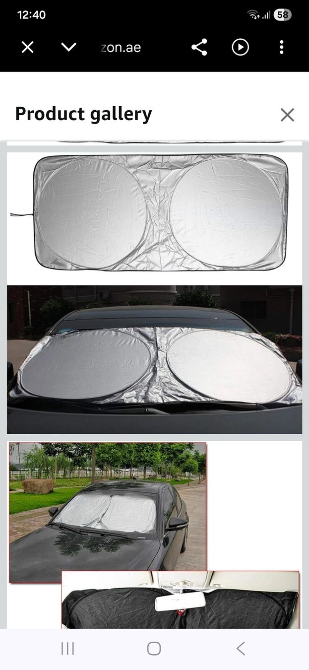 Markisen: Pare-soleil de voiture pliable, parfait pour l'été!b – Gebraucht aus Crans VD von Yobia8 1