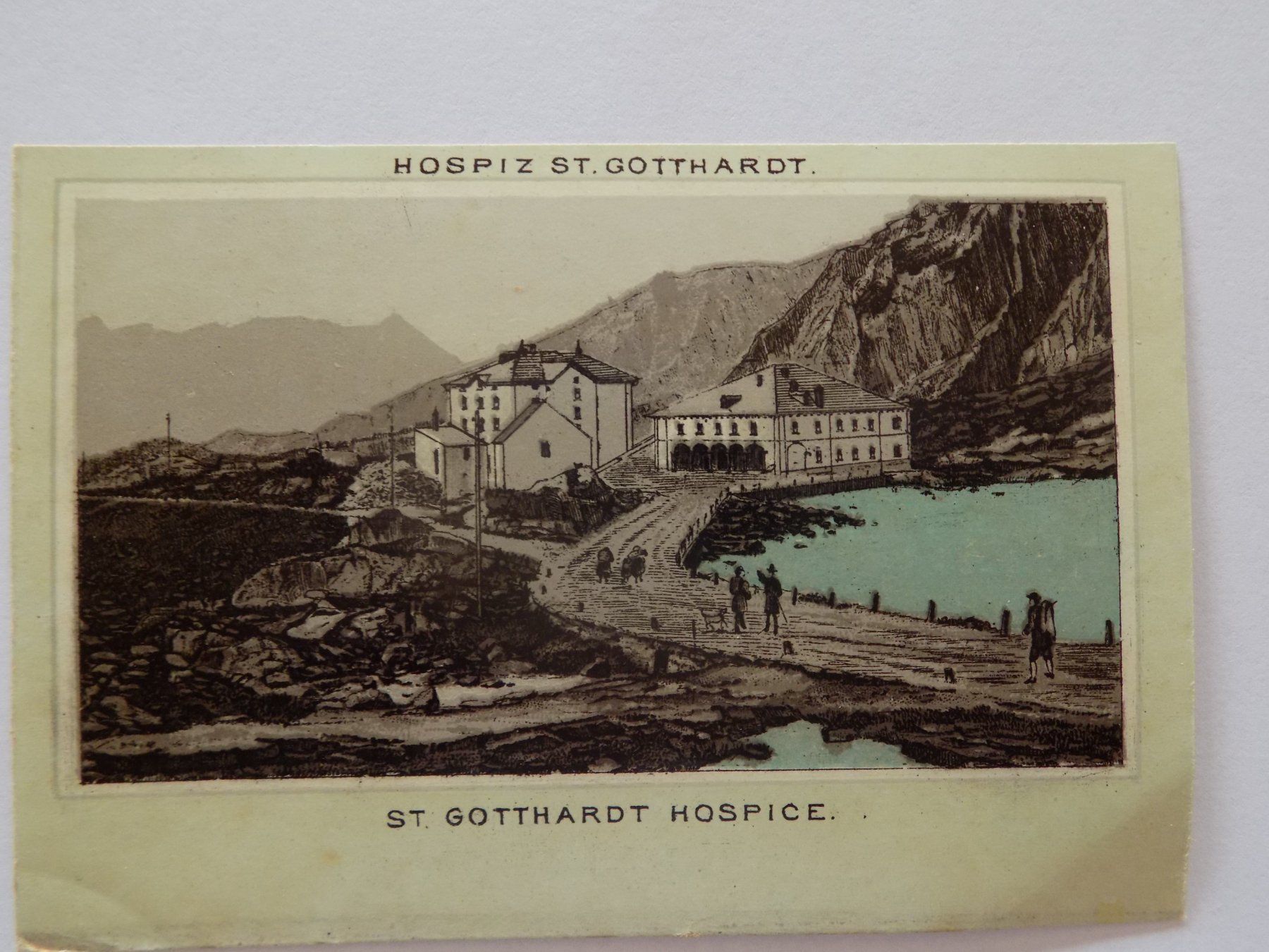 Gravures: Hospiz St. Gotthard – D'occasion à Risch par Antikfee 1
