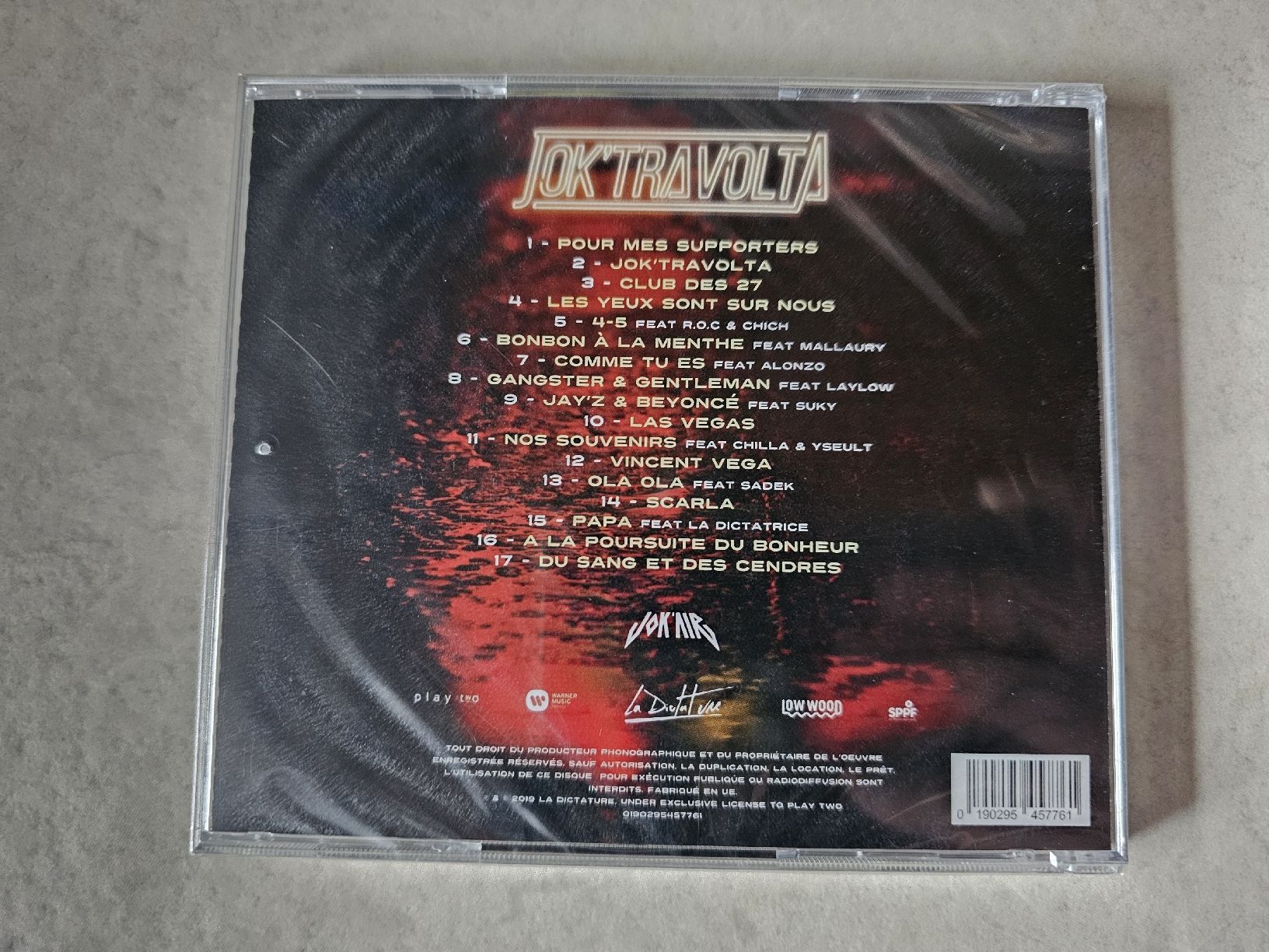 CDs: Jok'air  -  Jok'Travolta  /  Fabrikneu – Neu und originalverpackt aus Schneisingen von backstore24 1
