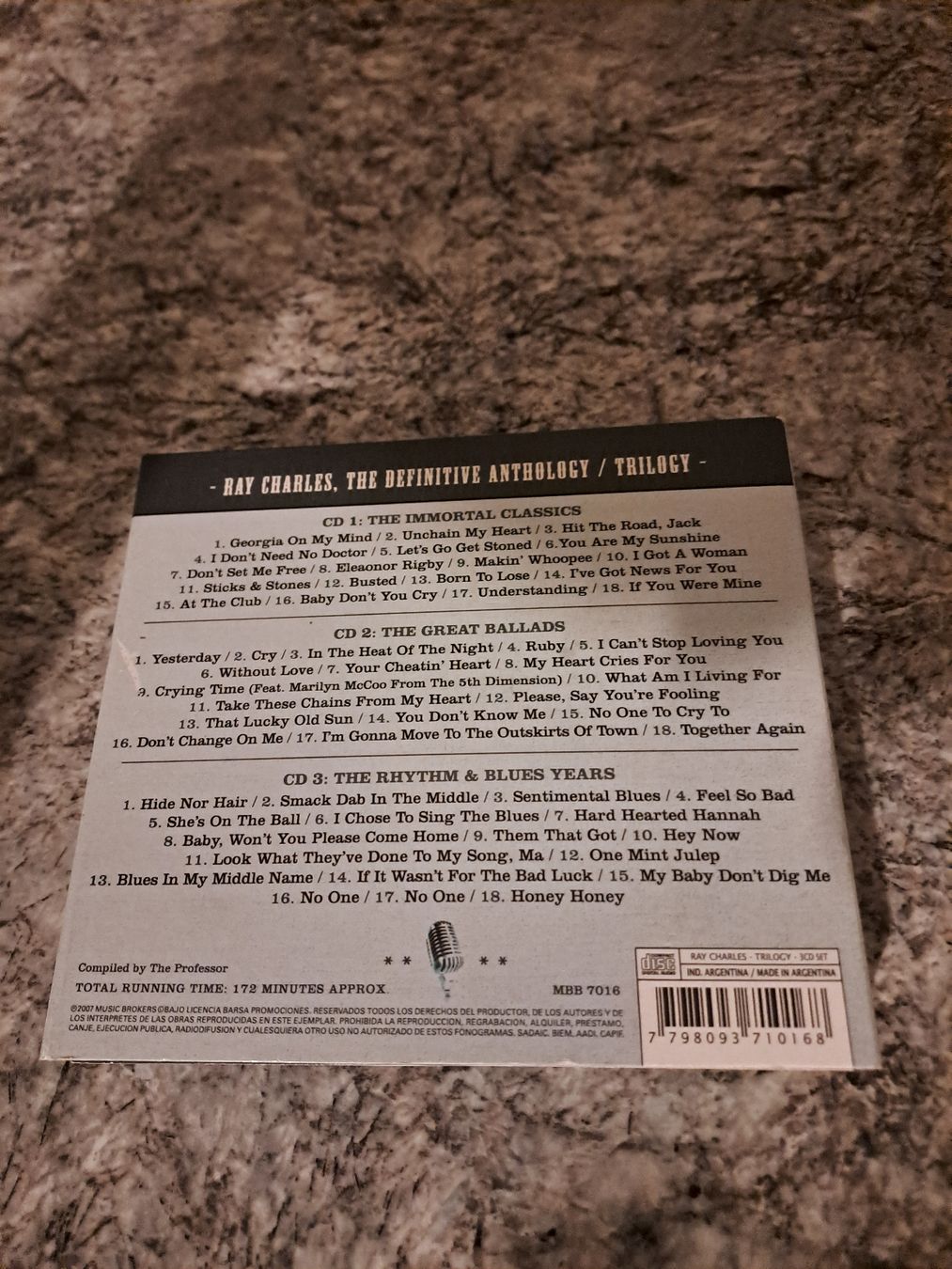 CD: 3 CD Box  RAY CHARLES "The Definitive Anthology"  Trilogy – Usato da Uetendorf venduto da Essiggurken 2
