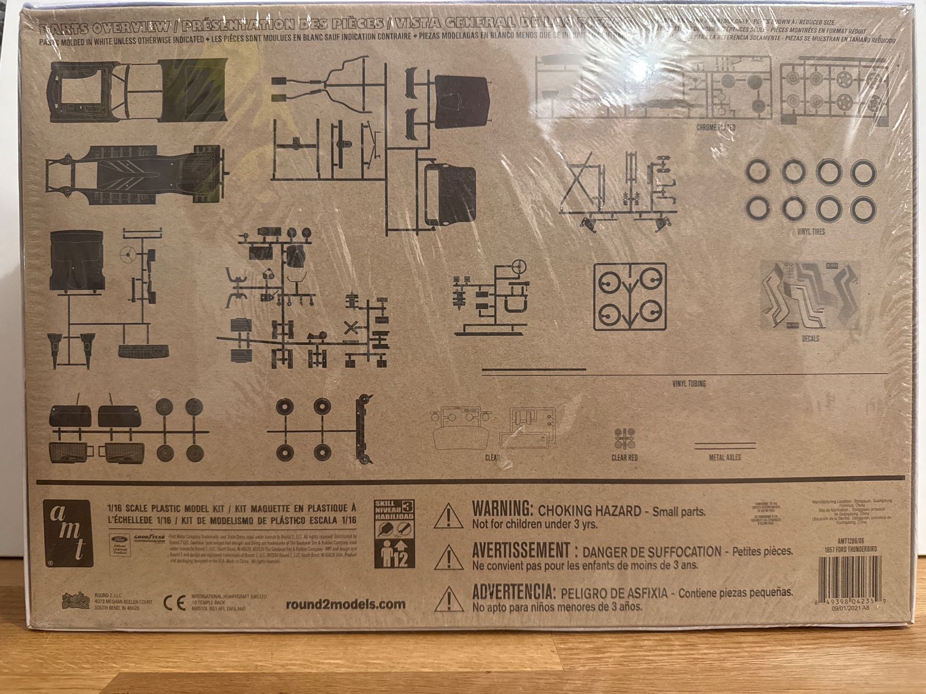 Modellbausätze & Standmodelle: AMT 1206/06 Ford Thunderbird '57 1:16 – Neu und originalverpackt aus Schlierbach von Look8 2