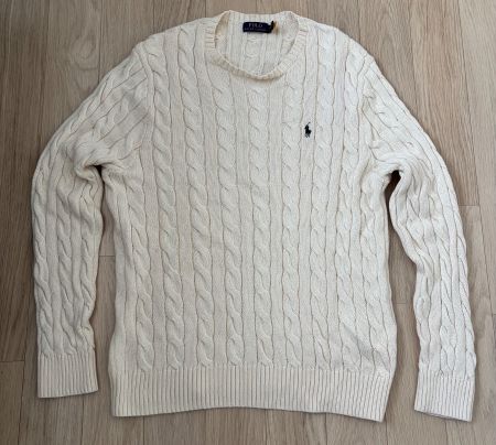 POLO Ralph Lauren Pullover Gr. L Beige | TOP ZUSTAND