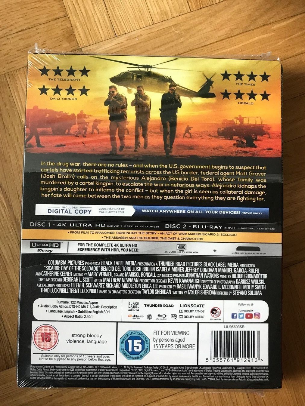 Alle DVDs: Sicario 2 - 4K UHD + Blu-ray - Steelbook – Neu (gemäss Beschreibung) aus Zürich von Malcom 4