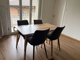 IKEA LISABO dining table + 4 comfortable chairs