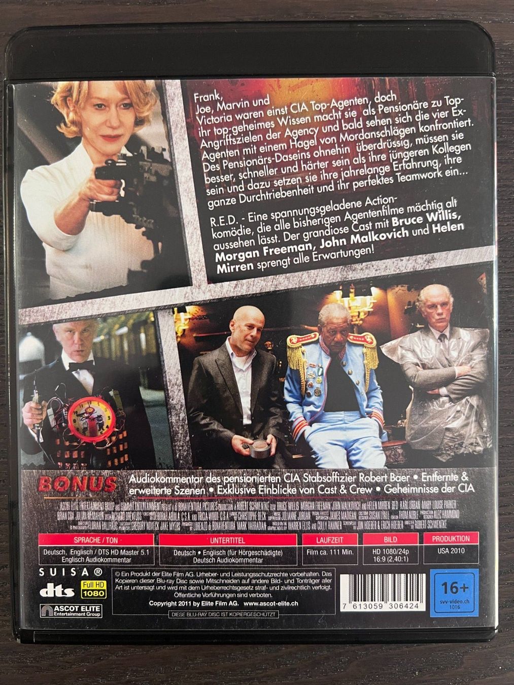 Tous les DVDs: Red – D'occasion à Zürich par Blu-ray_ZH 1