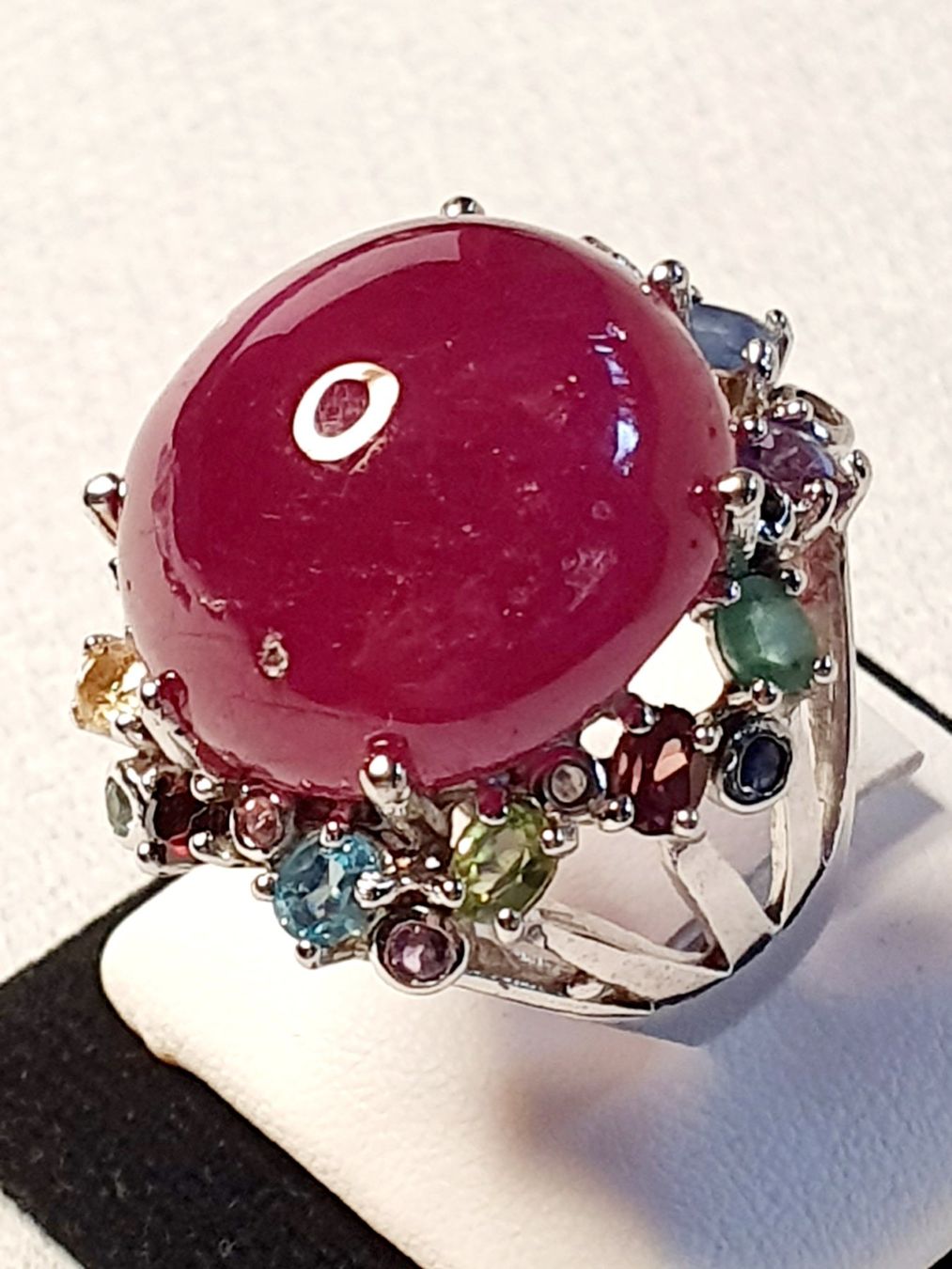 Anelli: Edelsteinfingerring – Nuovo (secondo la descrizione) da Zürich venduto da adriben 3