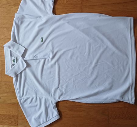Lacoste Polohemd weiss Grösse S