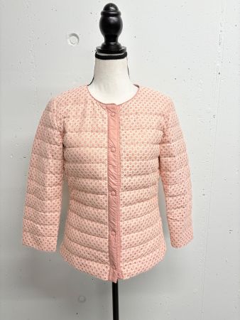 Leonardo Rosa Steppjacke Gr. 36 Lightdaunen Jacke 7/8 Ärmel