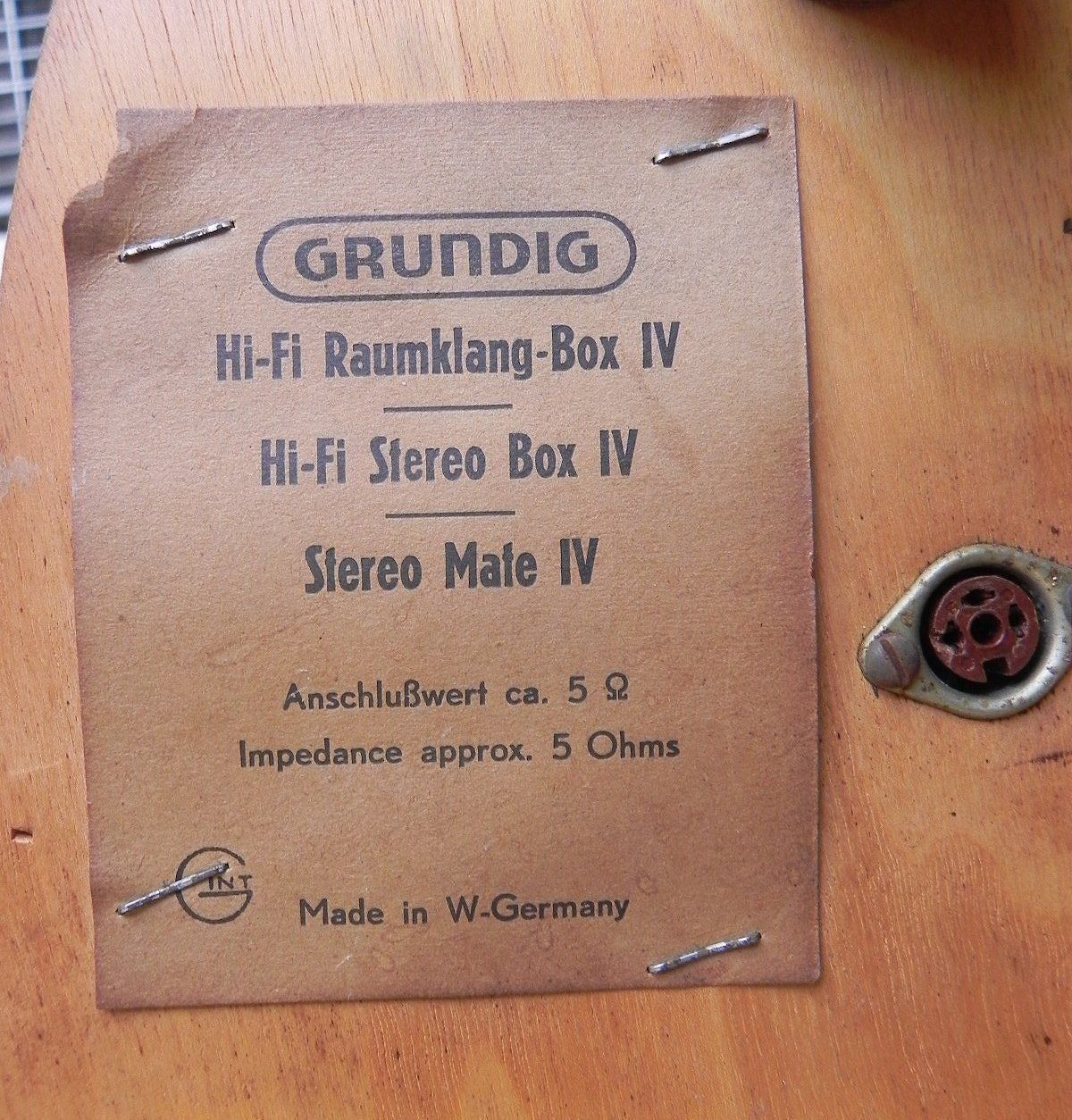 Grundig Altre raccolte & rarità: Lautsprecher, Nostalgie, 50erJahre,Deko, – Usato da Zürich venduto da RudiRock 9
