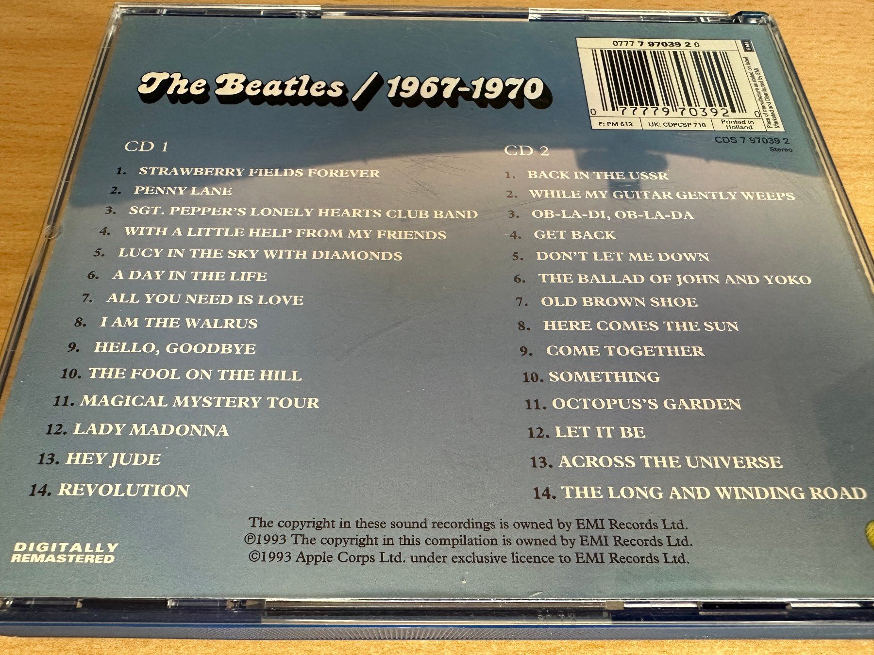 CDs: The Beatles – 1967-1970 - 2 CD – Gebraucht aus Rikon im Tösstal von Alpenmutz 1