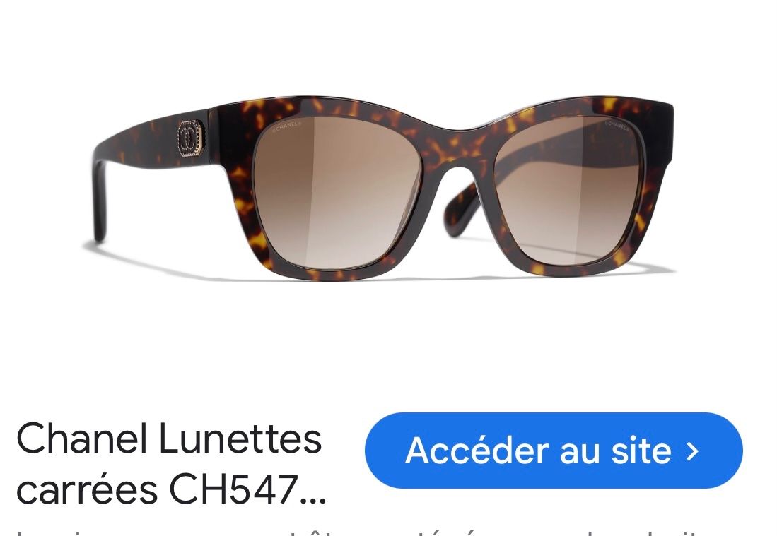 Chanel Brillen & Gläser: Lunettes de soleil Chanel neuve – Neu (gemäss Beschreibung) aus Gland von TallyEva 8