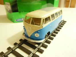 SPUR G SCHIENENBUSS VW T1 EIGENBAU ANALOG FÜR LGB MIT OVP