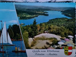 Wörthersee Postkarte 1966 Kärnten Österreich