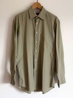 Burberry Original Herrenhemd – Grösse 40 – Olive