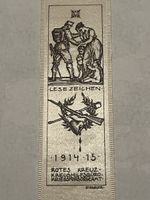 Rares Lesezeichen 1 Wk Rotes Kreuz Militaria Weltkrieg Vivat