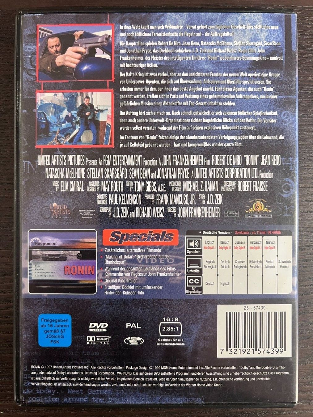 Tutti i DVDs: Ronin - Jeder ist käuflich – Usato da Zürich venduto da FilmFreunde 1
