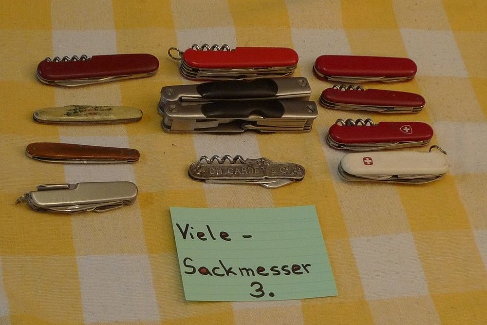 Coltelli tascabile: Viele-Sackmesser! 3. – Difettoso da Bern venduto da bn1640 1