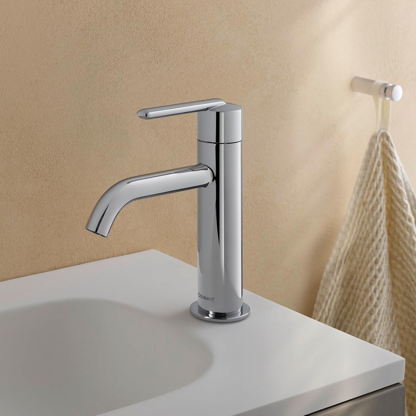 Duravit Rubinetteria: Duravit Balcoon M Waschtischarmatur Chrom FreshStart – Nuovo e nell'imballaggio originale da Suhr venduto da SchnapperCH 5