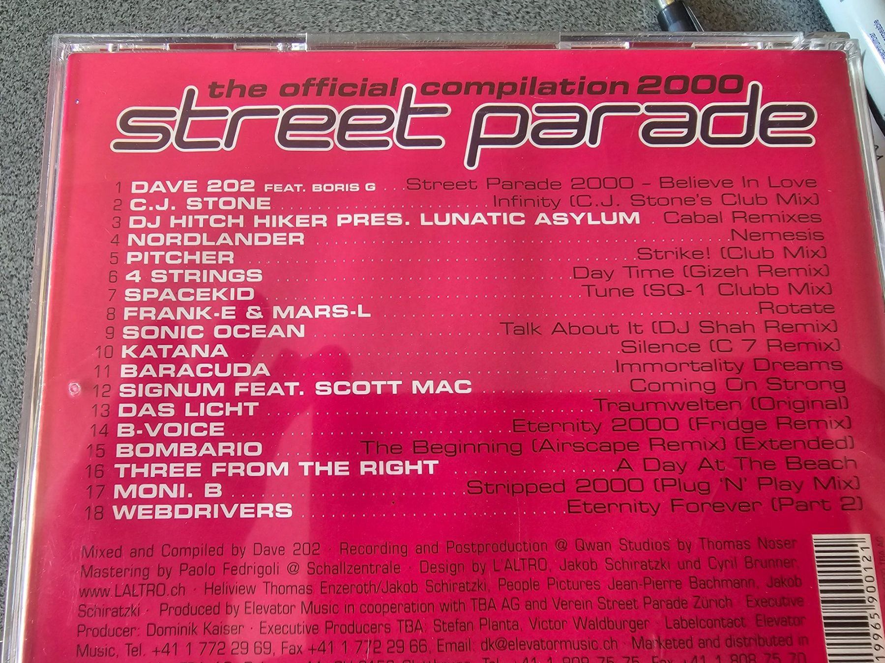 CD: Streetparade 2000"the Bol.ch Edition-DJ dave 202 – Usato da Bremgarten AG venduto da musiccollector 1
