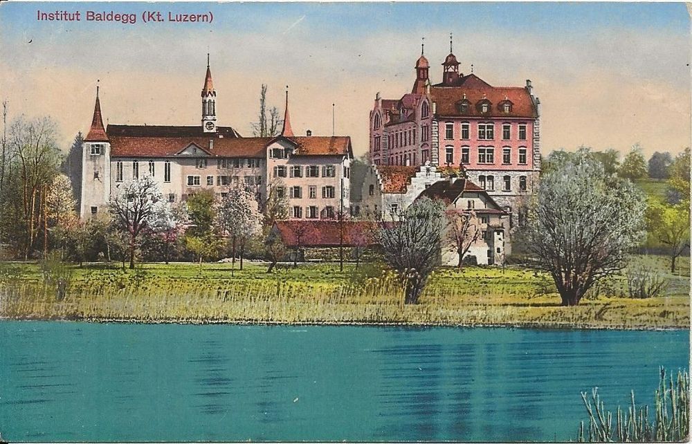 Baldegg LU Töchter Institut vom See 1914 sehr gut erhalten (Neu (gemäss ...