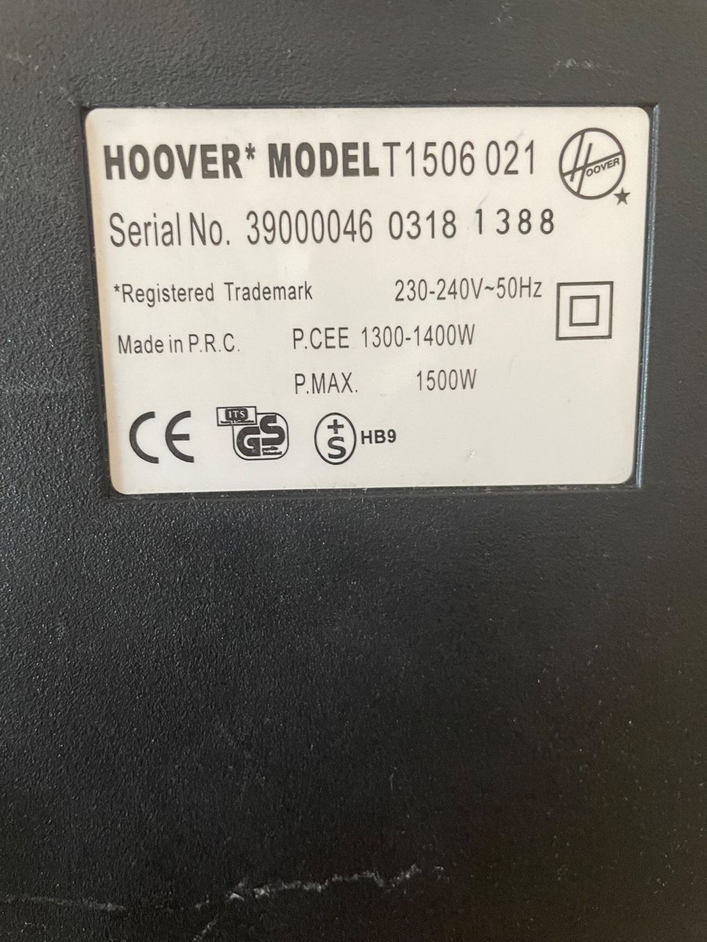 Hoover Aspirateurs & Accessoires: Staubsauger – Défectueux à Fislisbach par arse 1