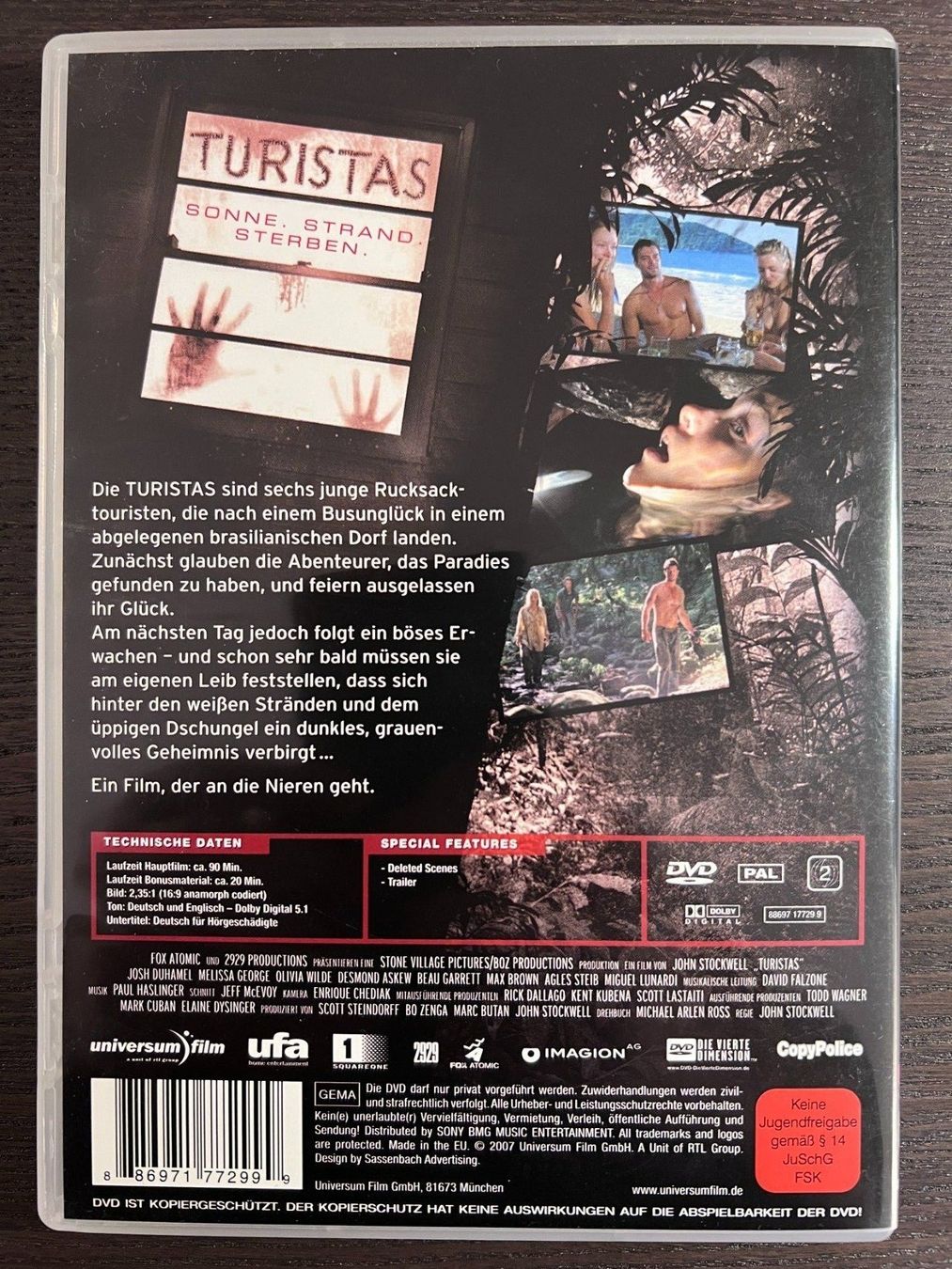 Tutti i DVDs: Turistas – Usato da Zürich venduto da FilmFreunde 1