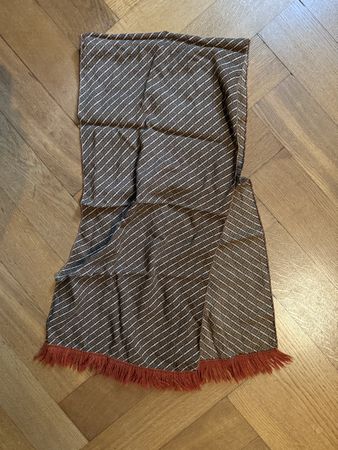 Warmer Vintage Schal mit Fransen, Herbst/Winter Look!