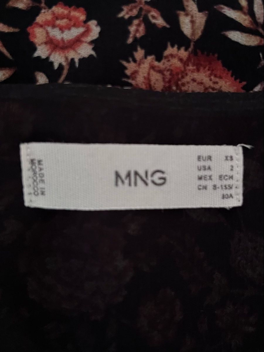 Mango Kleider: MNG Kleid Blumenmuster schwarz XS – Gebraucht aus Baden von Didi_sunshine 2