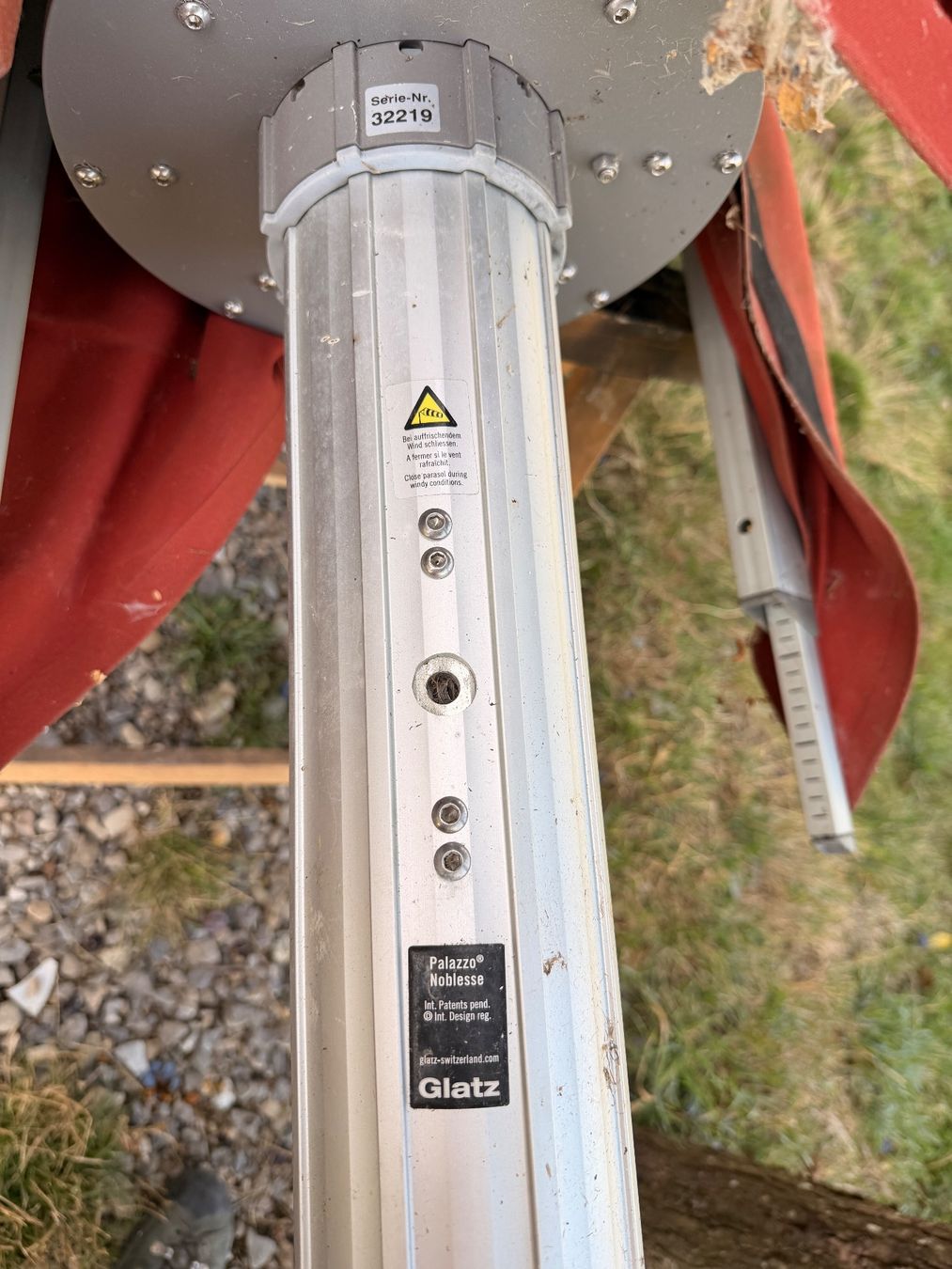 Glatz Sonnenschirme: Sonnenschirm Glatz 7 Meter – Gebraucht aus Willisau von 041_max 1