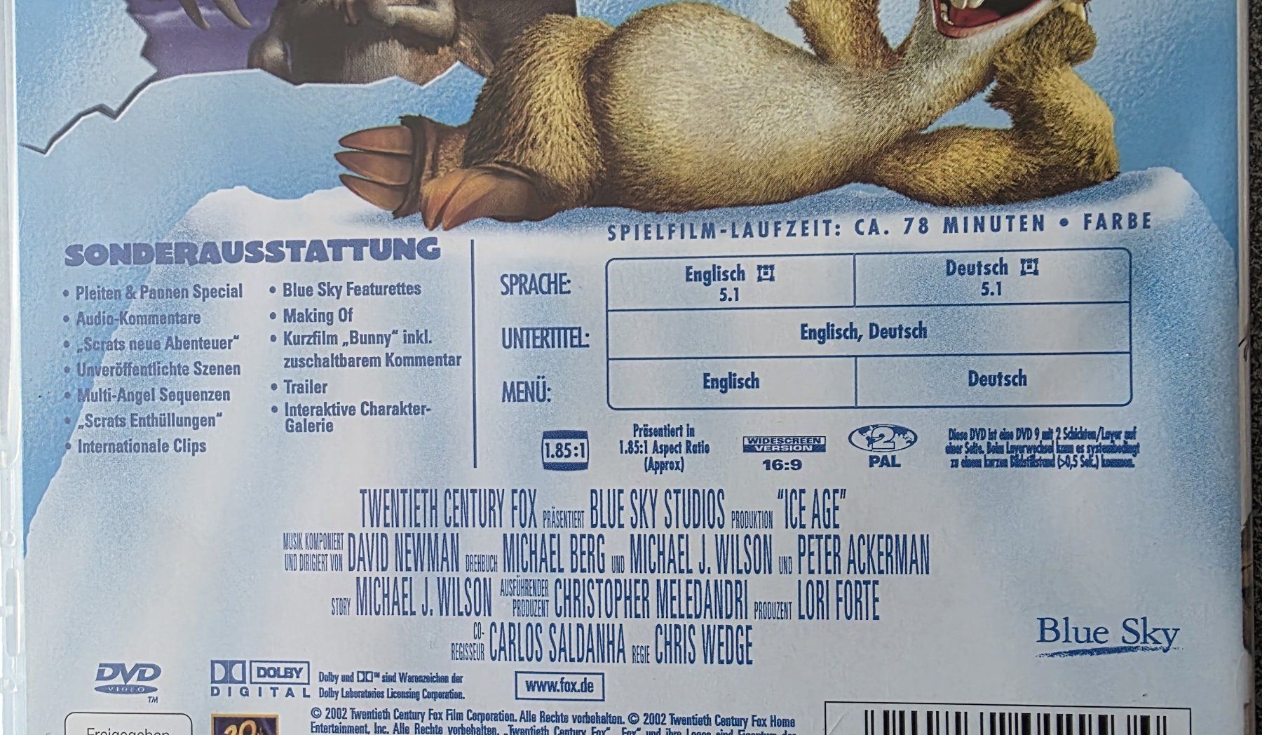 Tous les DVDs: DVD Ice Age 1 – D'occasion à Oetwil am See par fineli2 1