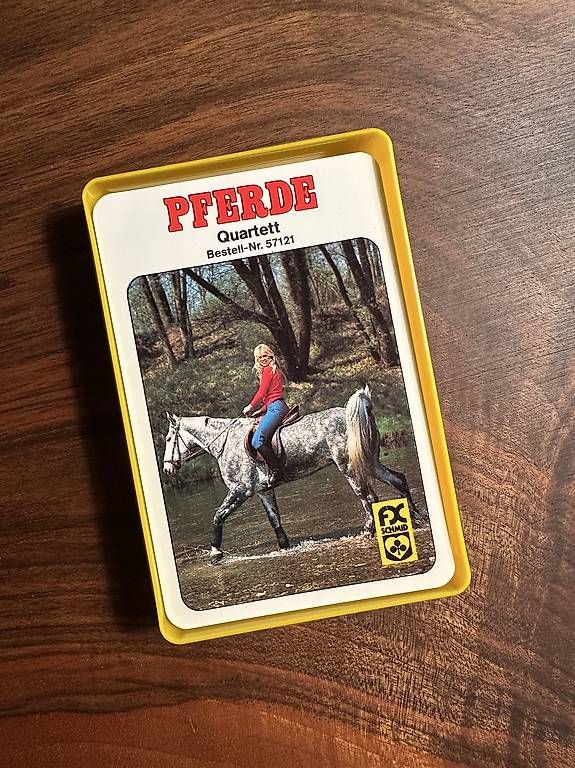 Giochi: Quartett, PFERDE, FX Schmid (VERSAND, Twint möglich) – Usato da Augst BL venduto da snoopy-80