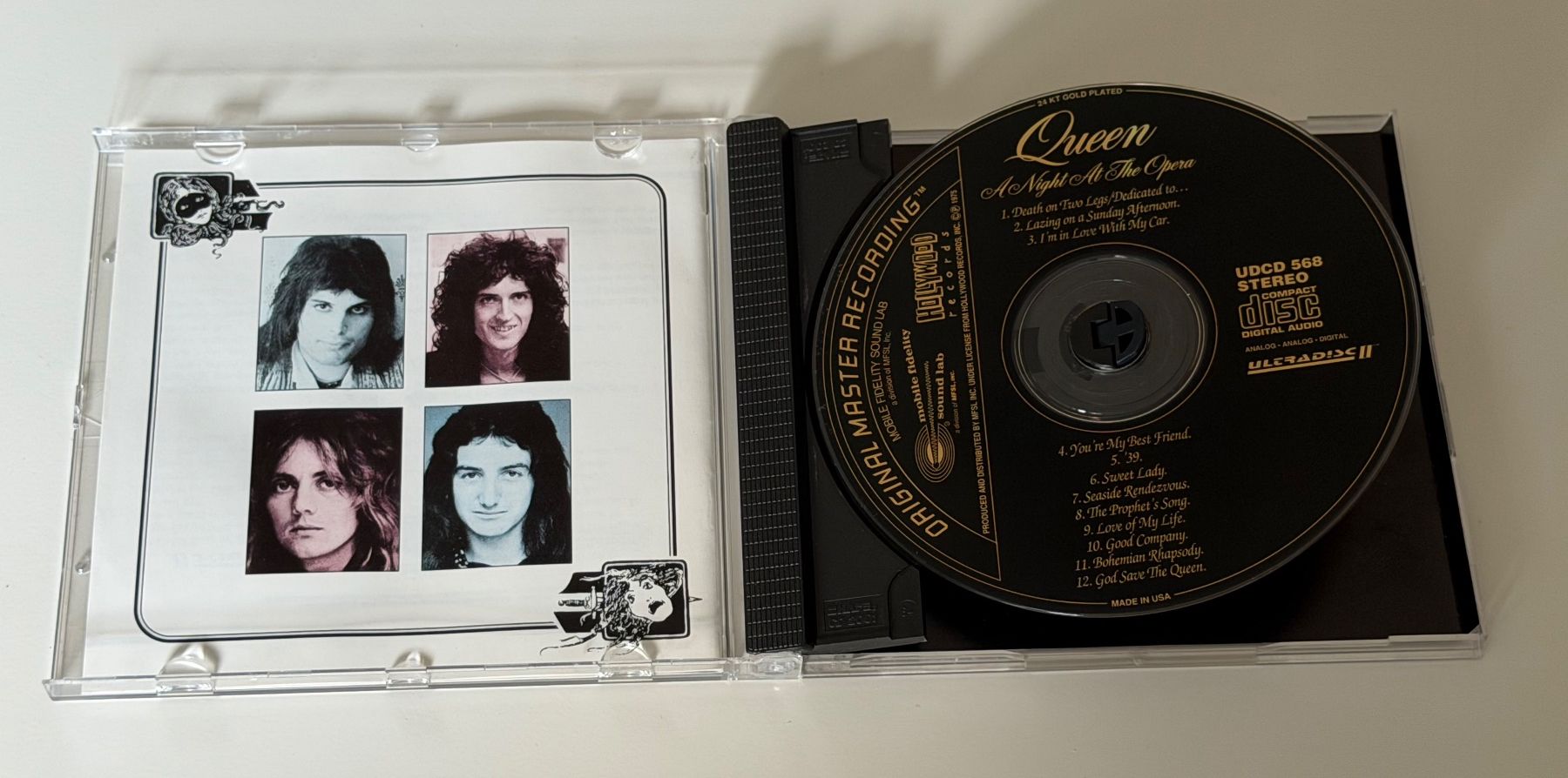 CD: Queen A Night At The Opera Original Master Recording – Usato da Altstätten SG venduto da sheamus 2