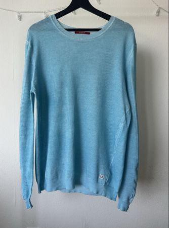 C.P. Company Cotton Knit Sweater - Sky Blue - Size 54