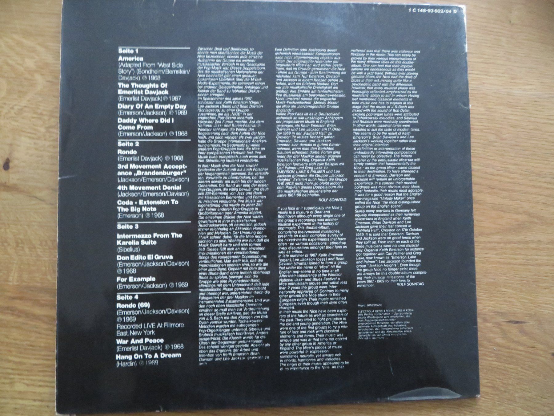 Dischi in vinile: THE NICE 1967-69 – Nuovo (secondo la descrizione) da Zürich venduto da max_cp5f 1