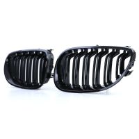 Nieren Grill Kühlergrill BMW 5er M5 E60 E61 Schwarz Glanz