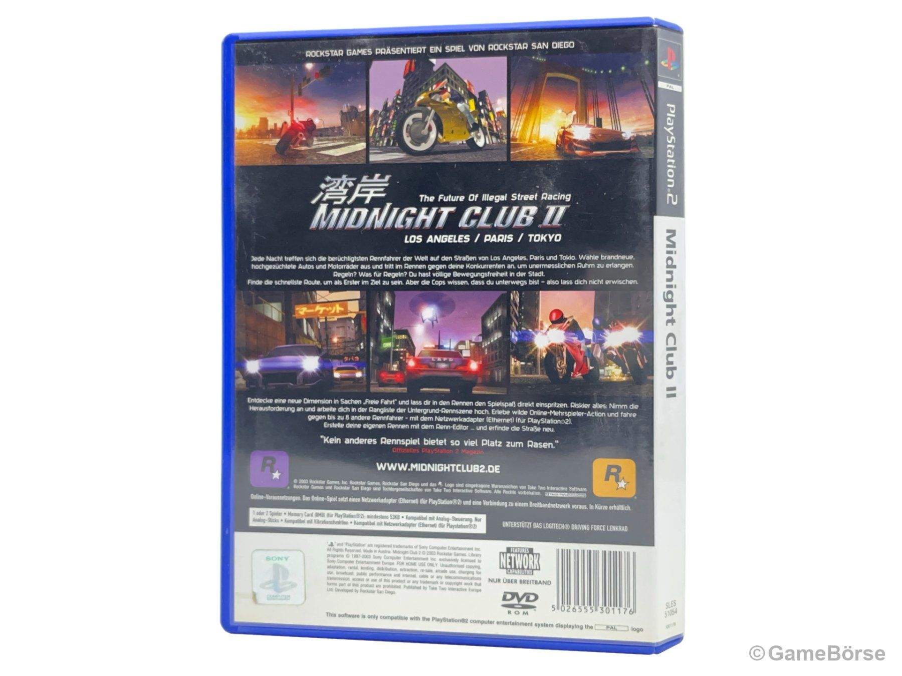Sony Giochi: PS2 Midnight Club 2 – Usato da Stettfurt venduto da GameBoerse 1