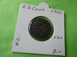 Niederlande 1906, 2 1/2 Cents