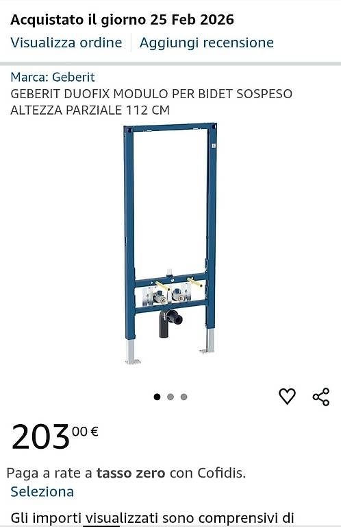 WC: Modulo geberit – Usato da Agno venduto da iva_c72d