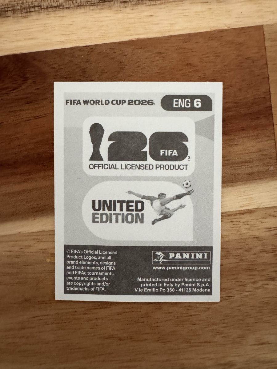Panini Sammelbilder & Trading cards: Panini - WM 2026 - ENG 6 - Sticker – Neu (gemäss Beschreibung) aus Wetzikon ZH von thayreen 1
