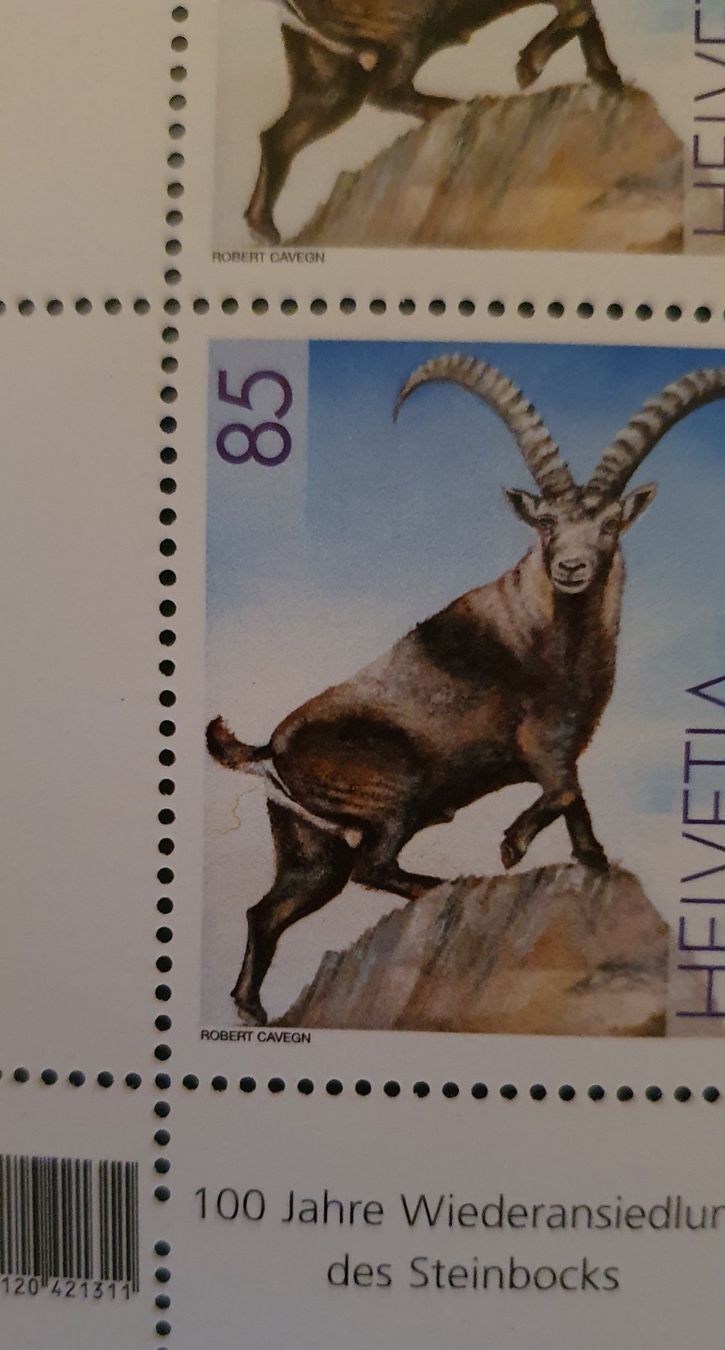 Tutti i francobolli: 2006 Bogen Steinbock Abart 1+3 Postfrisch – Usato da Kreuzlingen venduto da Rschweiz1 1