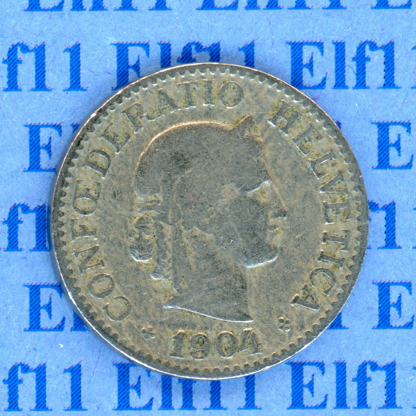 Tutti le monete: CHF___0.10 1904 s 10 Rappen – Usato da Widnau venduto da Elf11