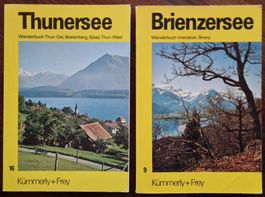 2 Wanderbücher  -  Thunersee  -  Brienzersee