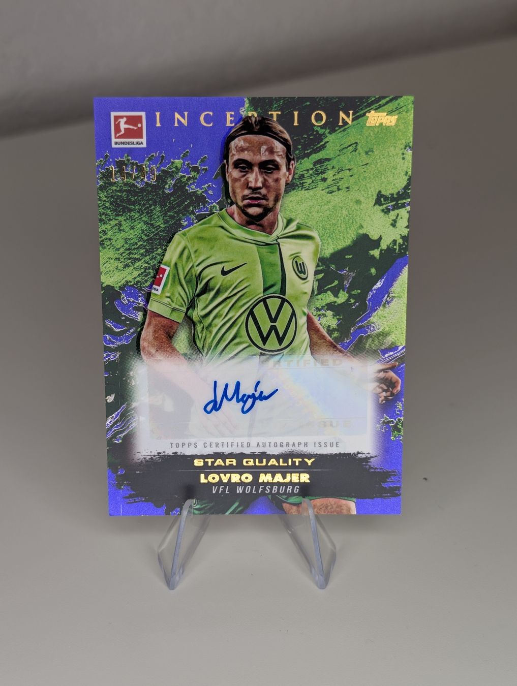Topps Carte collezionabili: Lovro Majer 14/49 Auto VFL Wolfsburg Topps Inception – Nuovo (secondo la descrizione) da Hunzenschwil venduto da BRPCards