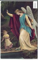 Erzengel Gabriel mit Mädchen