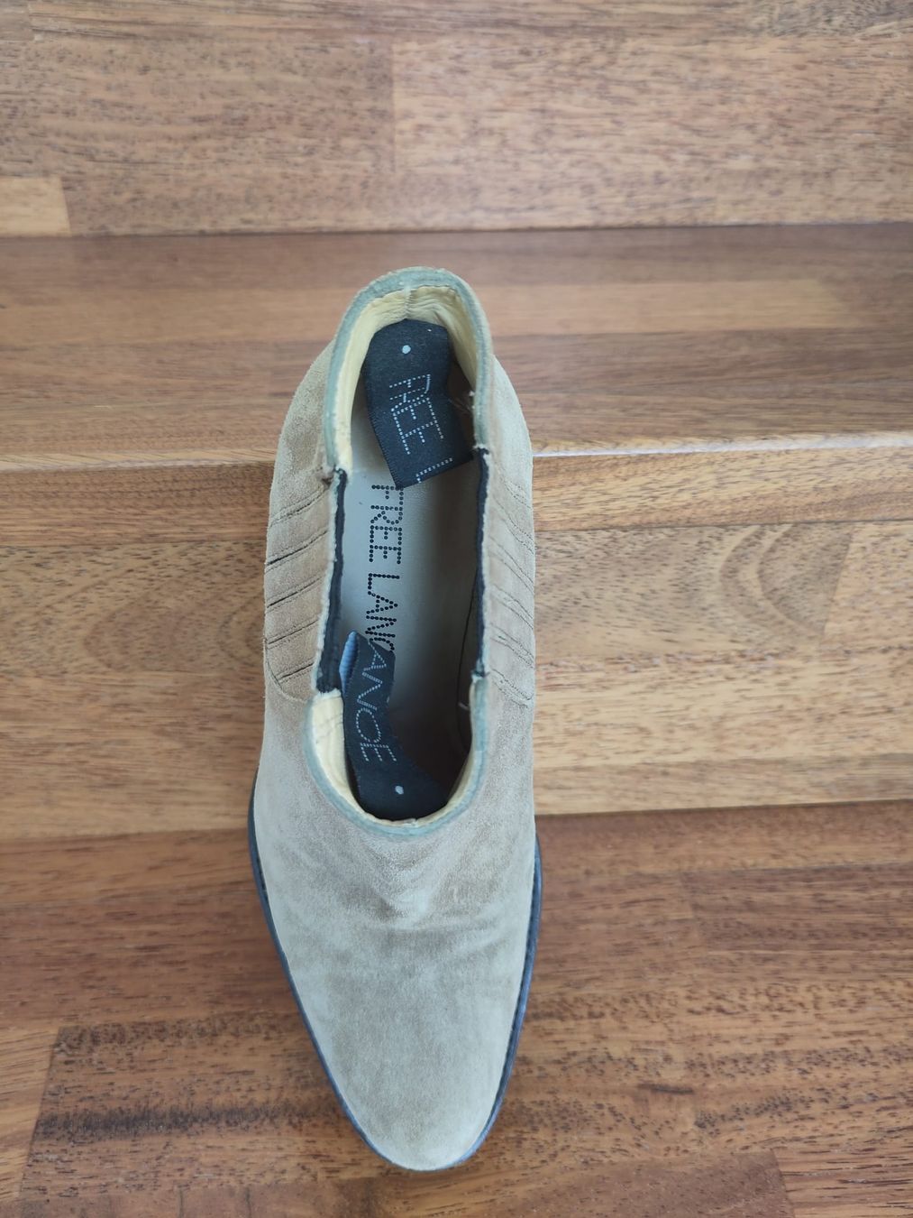 Damenschuhe: Bottines en daim beige de Freelance – Gebraucht aus Lausanne von HelenaK 2