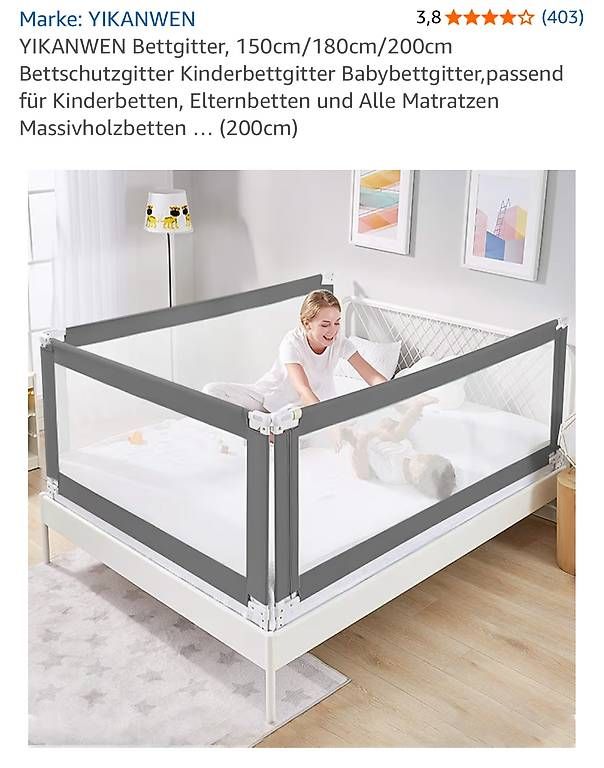 Lauf- & Sicherungsgitter: Bettschutzgitter / Kinderbettgitter – Gebraucht aus Amriswil von amriswiler