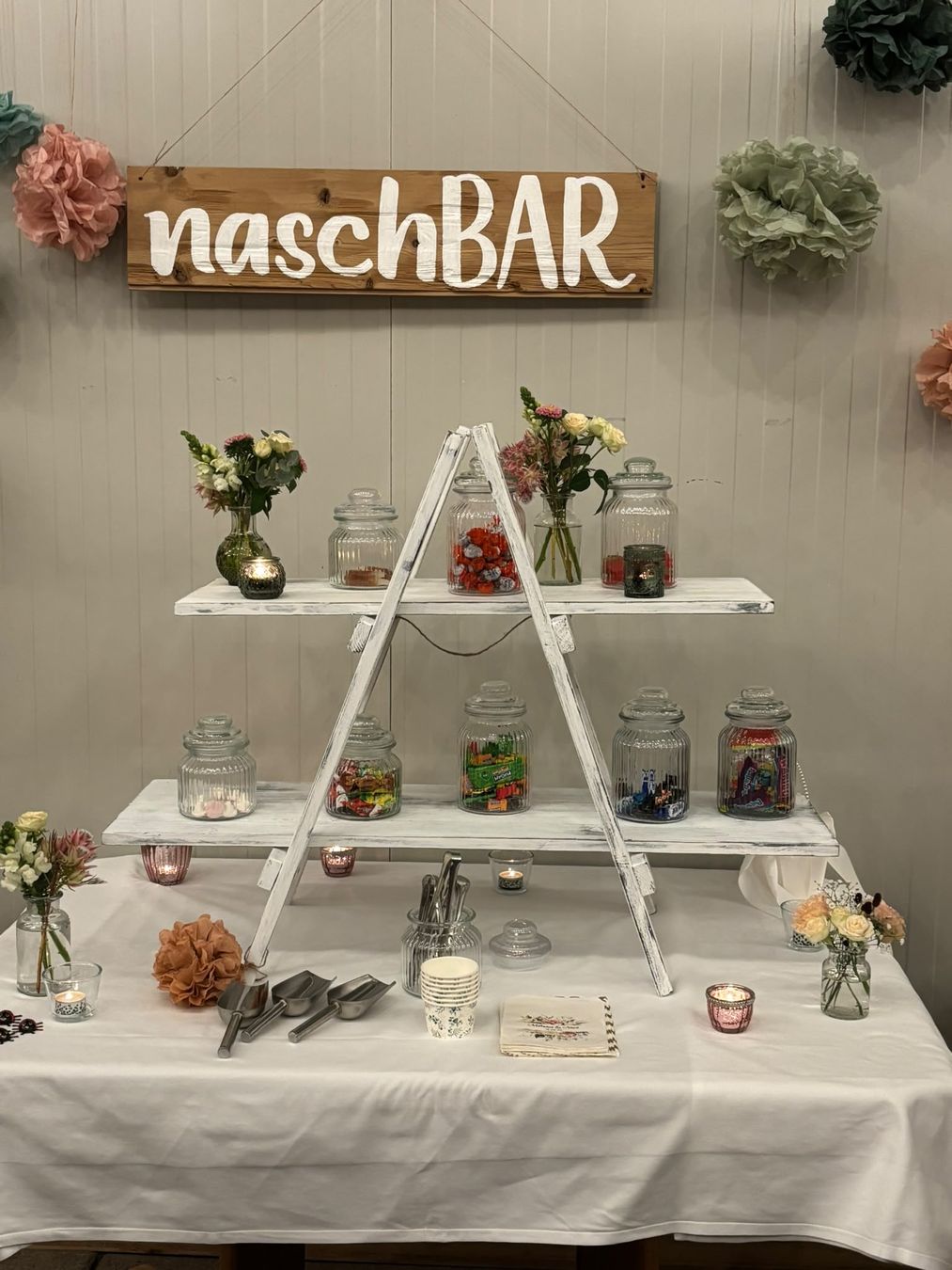 Tutte le decorazioni: Naschbar Candybar Schild und Gläser – Usato da Seuzach venduto da gerstern