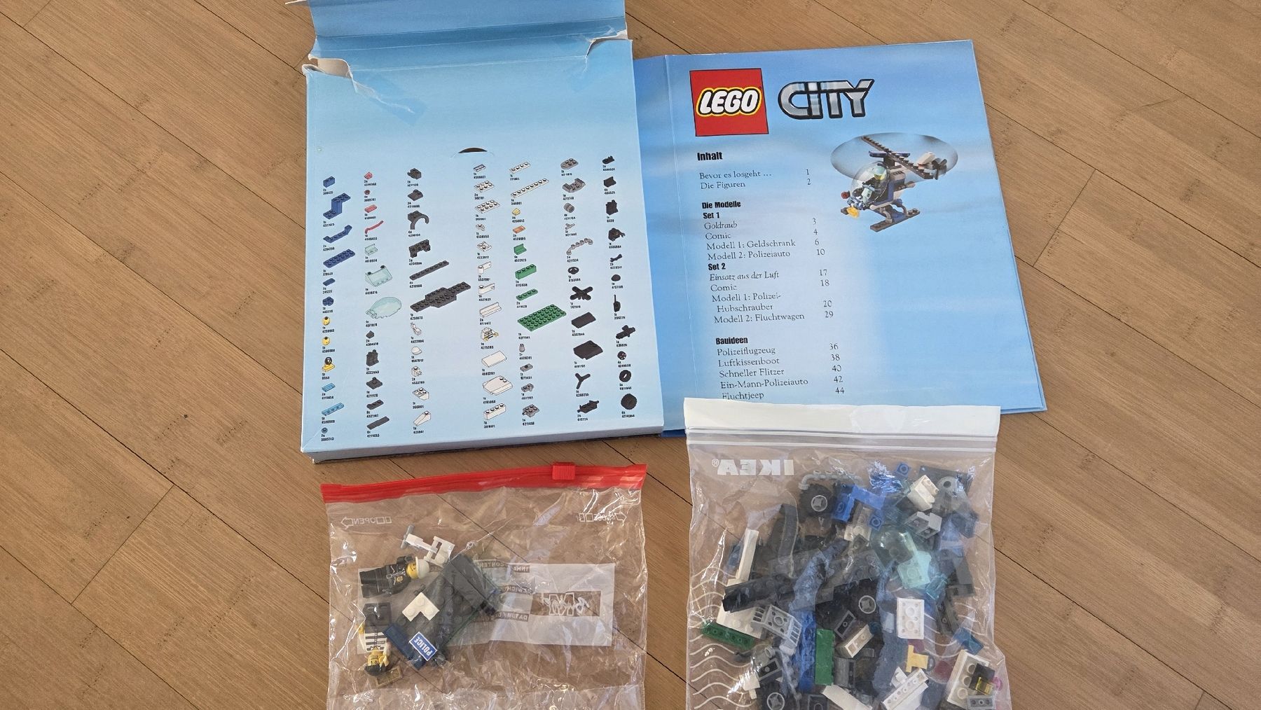 Lego Giocattoli: Lego City Polizei & Räuber Buch &Steine Set – Usato da Hausen am Albis venduto da pear04 6
