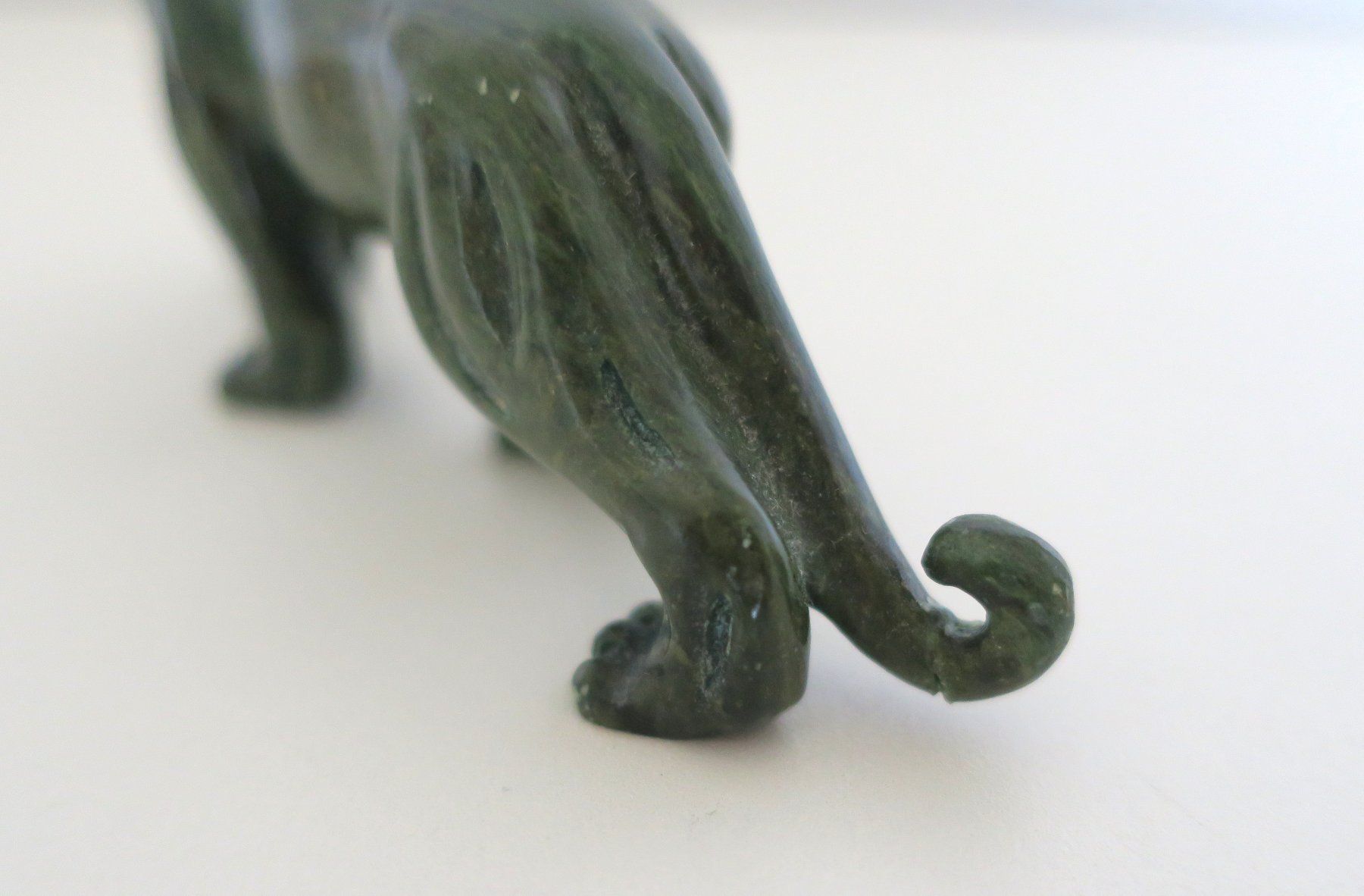 Figuren: Grosse Verdit Figur Leopard Halbedelstein – Defekt aus Staad SG von 4bu4 2